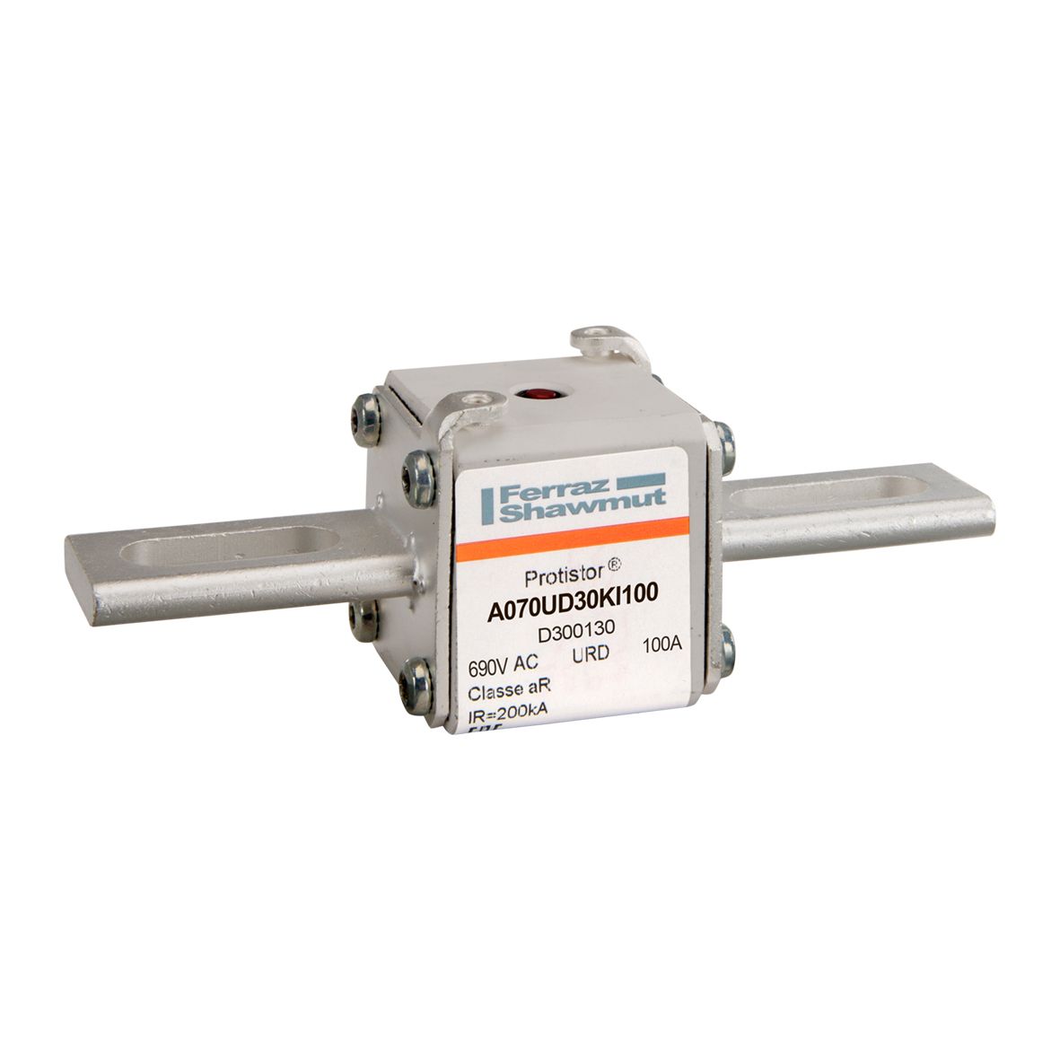 E300131 - PROTISTOR® SB aR, US short slotted blade, KI, sz.30, 690VAC IEC-700VAC UL, 125A